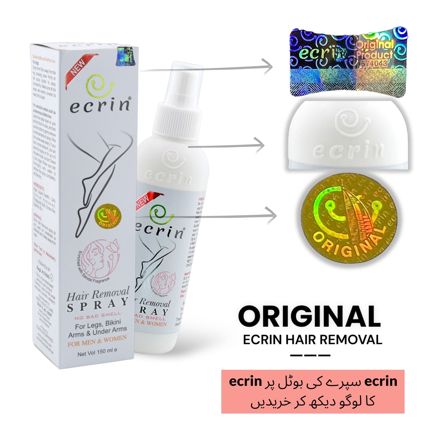 Ecrin Hair Removal Spray