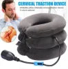 Neck Massager 3 Layered Multi-functional Spine & Cervical Device Soft Neck Pillow