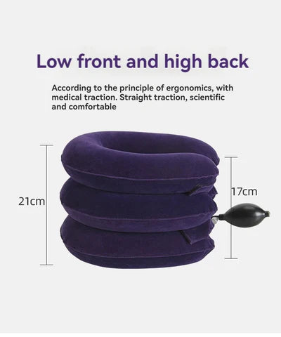 Neck Massager 3 Layered Multi-functional Spine & Cervical Device Soft Neck Pillow